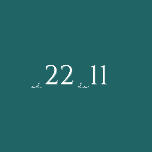 od 22 do 11 in naprej Logo